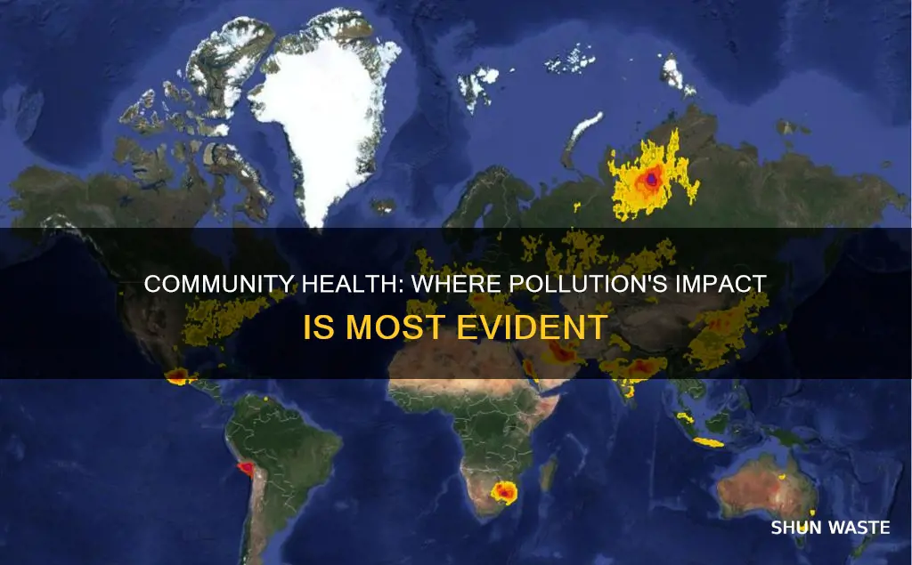 where can the community experience most pollution