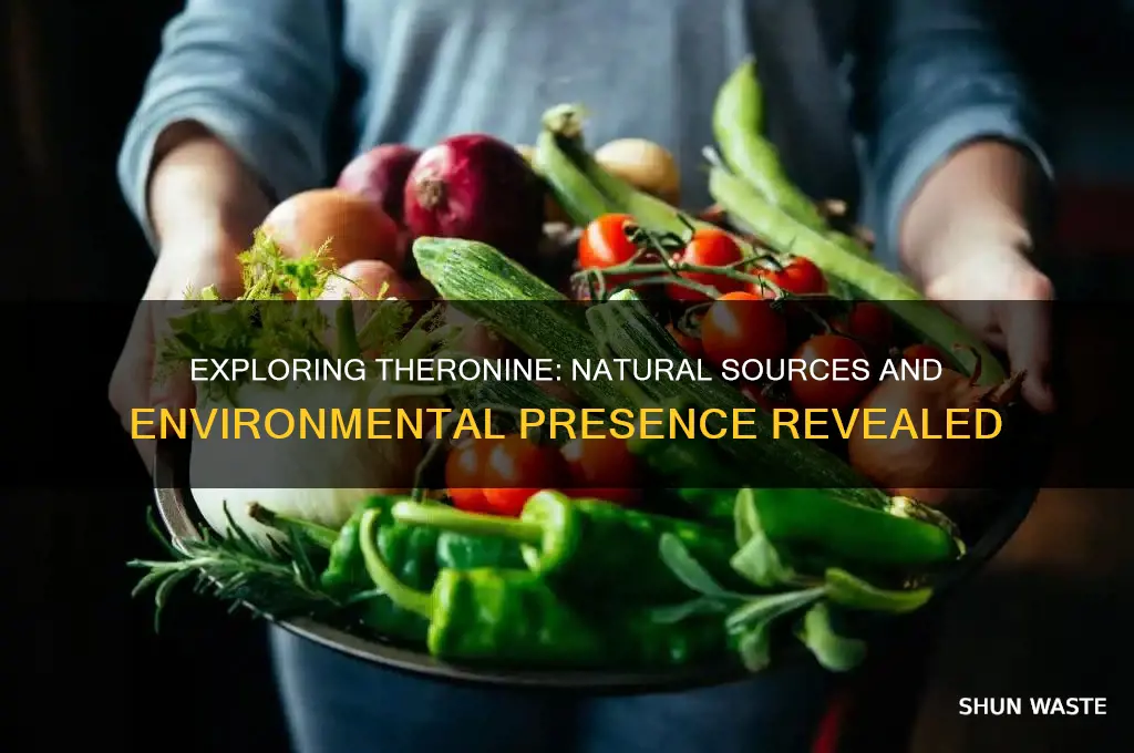 where can theronine be found in the environment