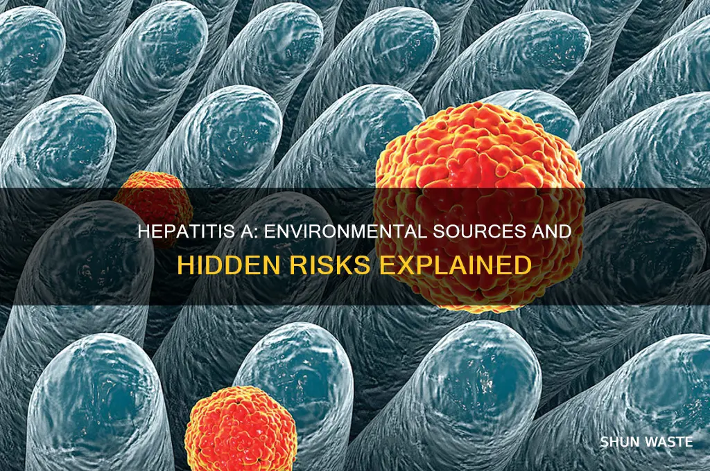 where can you find hepatitis a in the environment