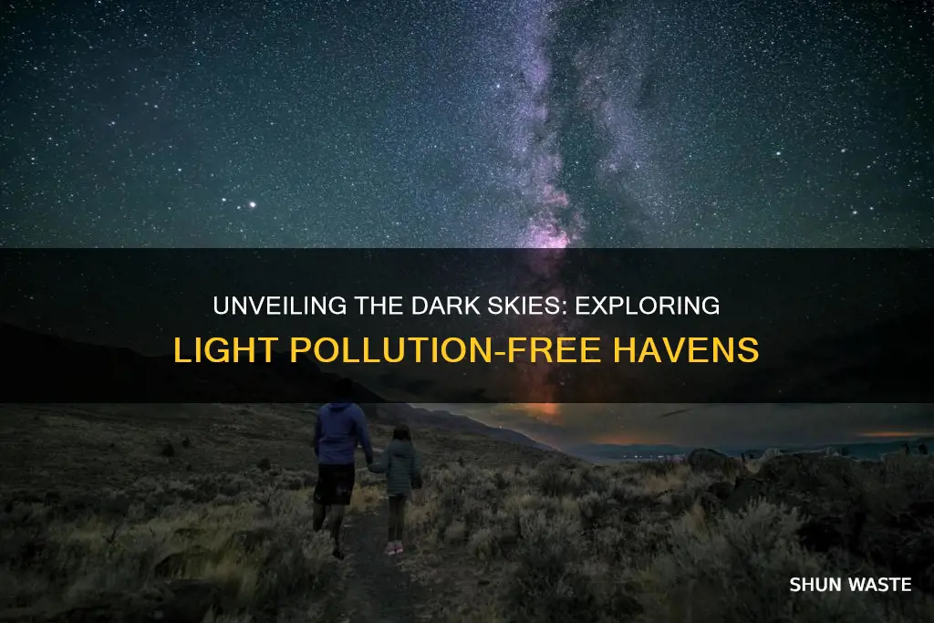 where can you go without light pollution