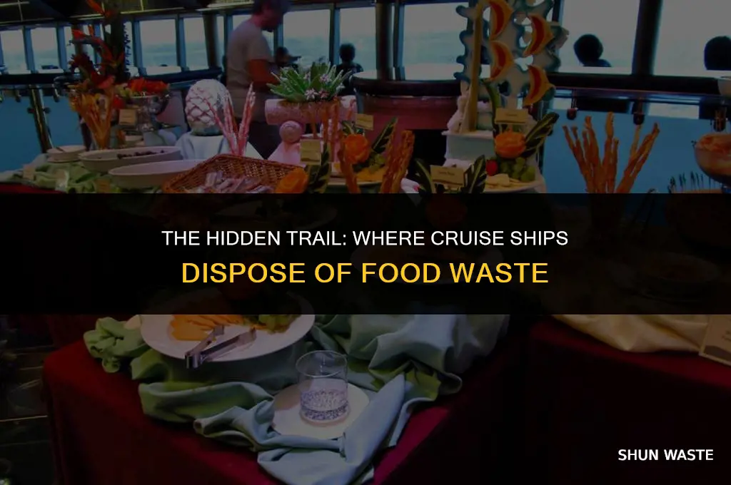 where do cruise ships dump food waste