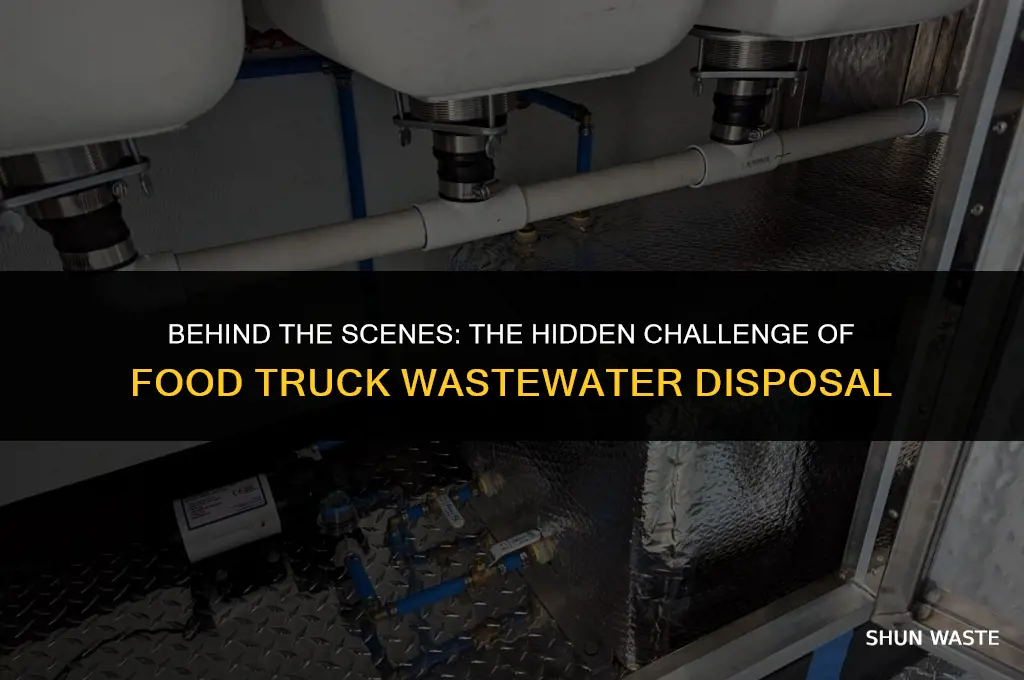 where do food trucks dump waste water