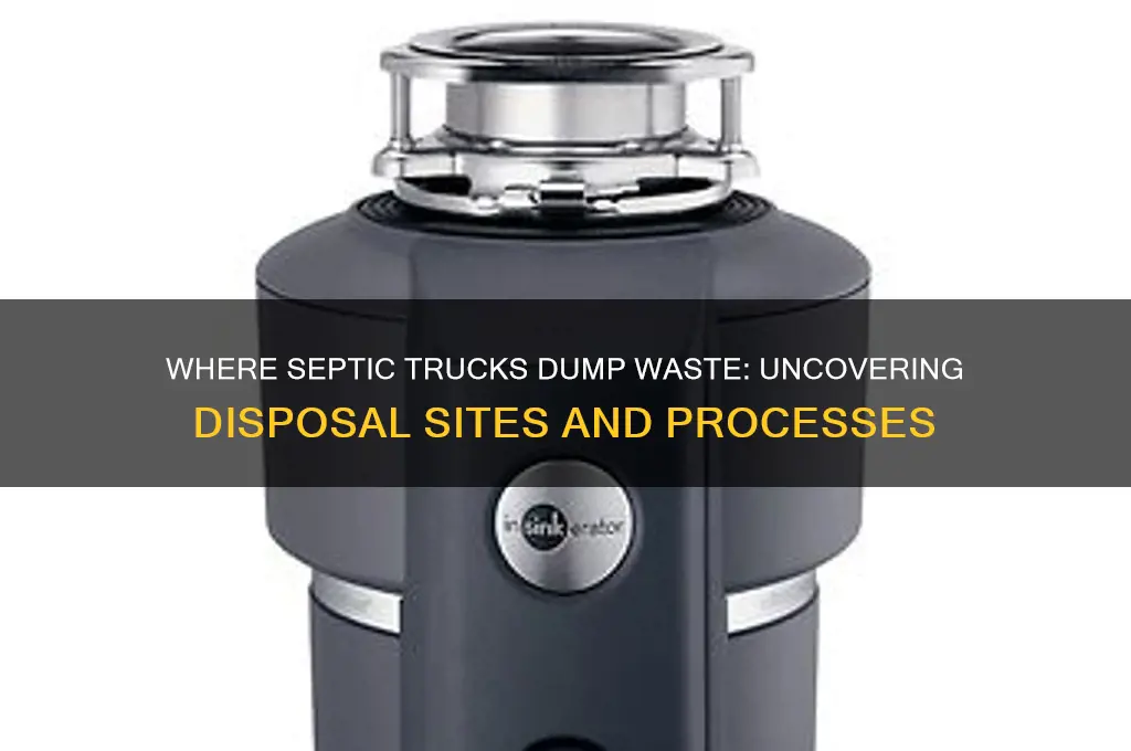 where do septic trucks dump their waste