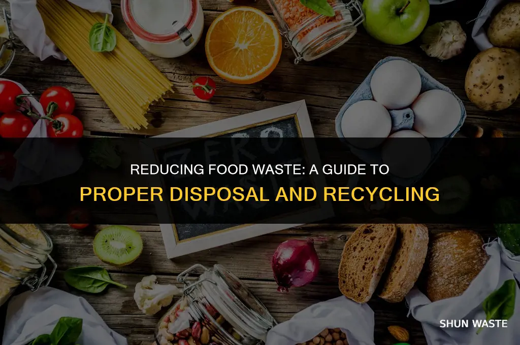 where do we throw wasted food