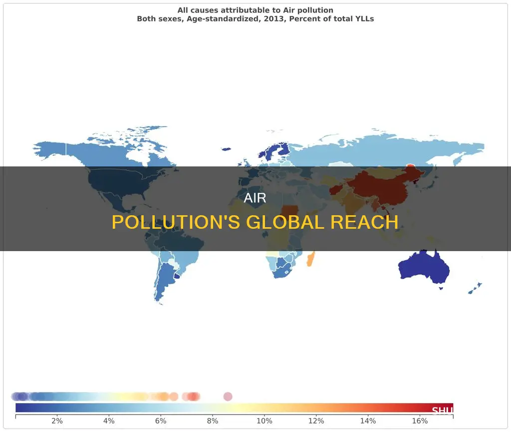where does air pollution exist around the earth diagram
