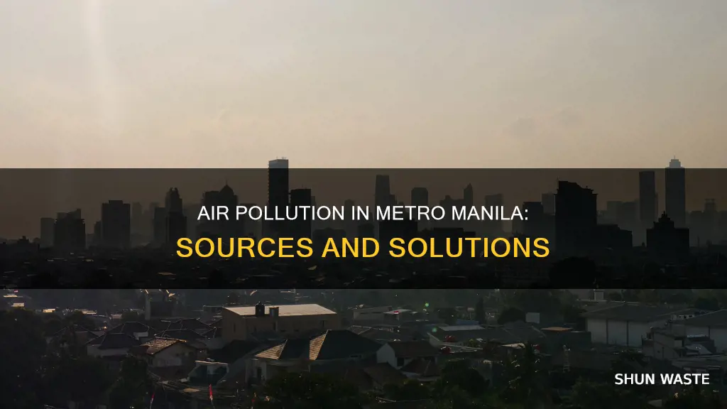 where does air pollution in metro manila come from
