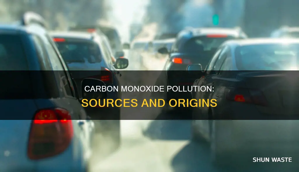 where does carbon monoxide pollution come from