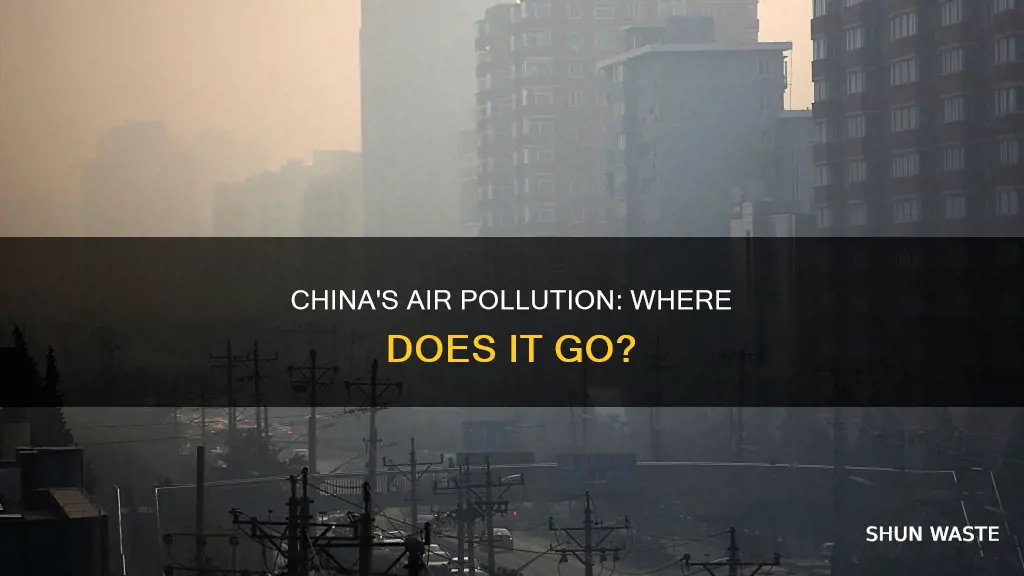 where does china air pollution go