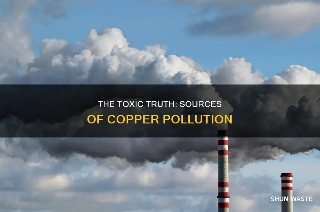 where does copper pollution come from