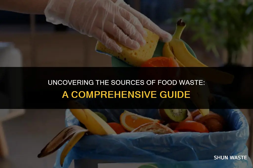 where does food waste come from