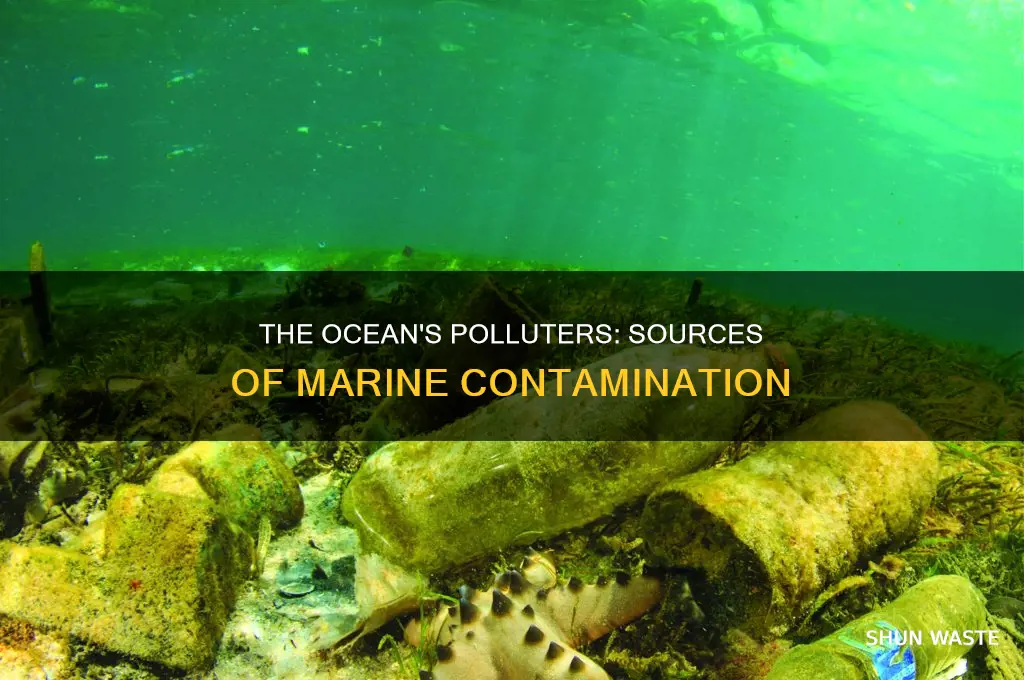 where does marine pollution come from