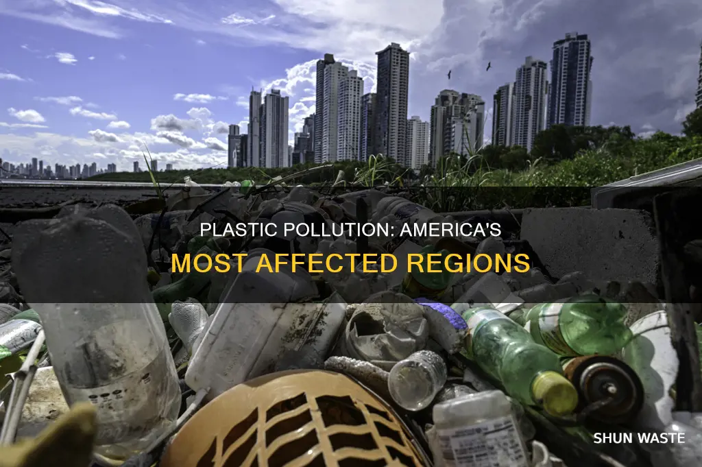 where does plastic pollution affect america most