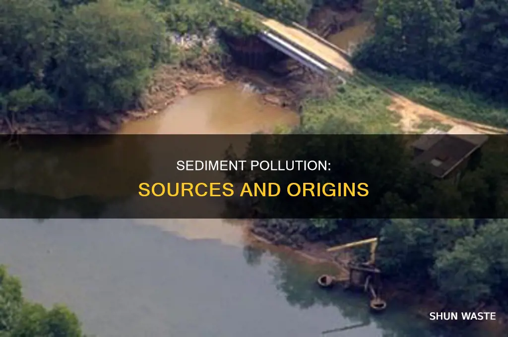 where does sediment pollution come from