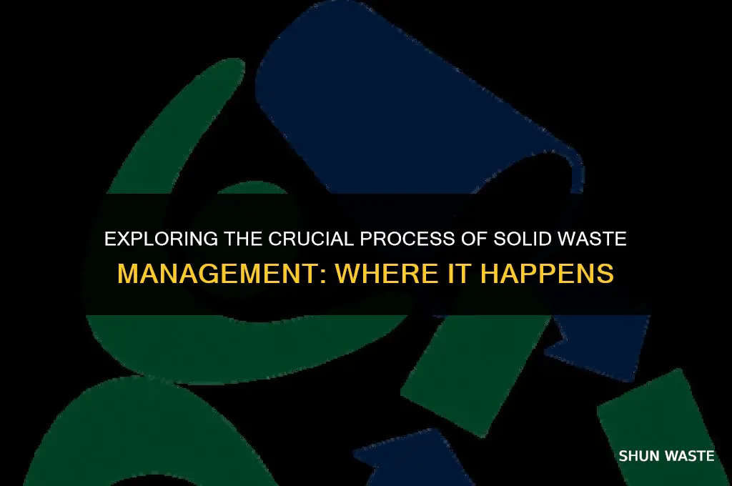 where does solid waste management take place
