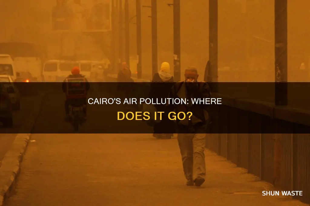 where does the air pollution from cairo go