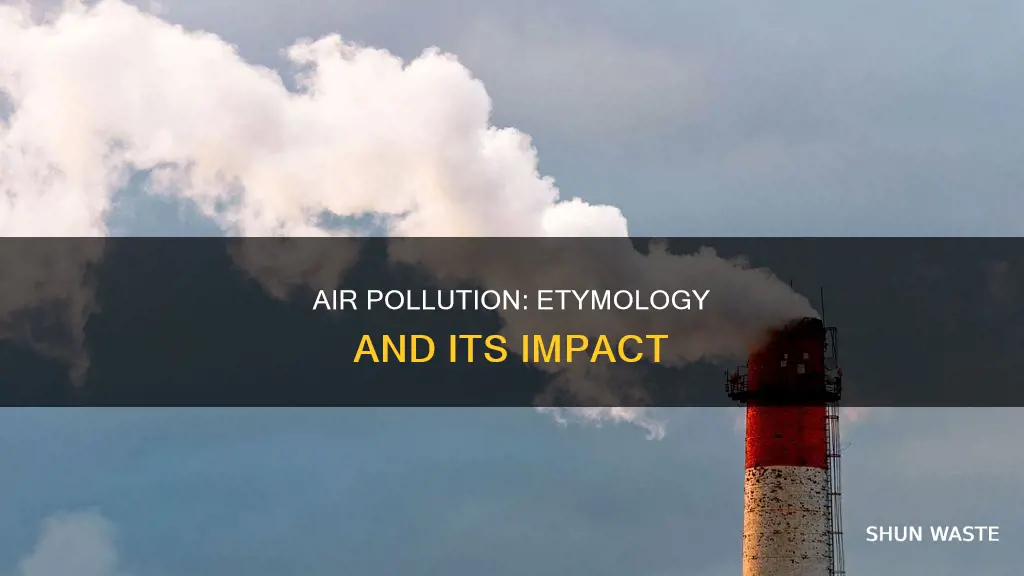 where does the name air pollution come from