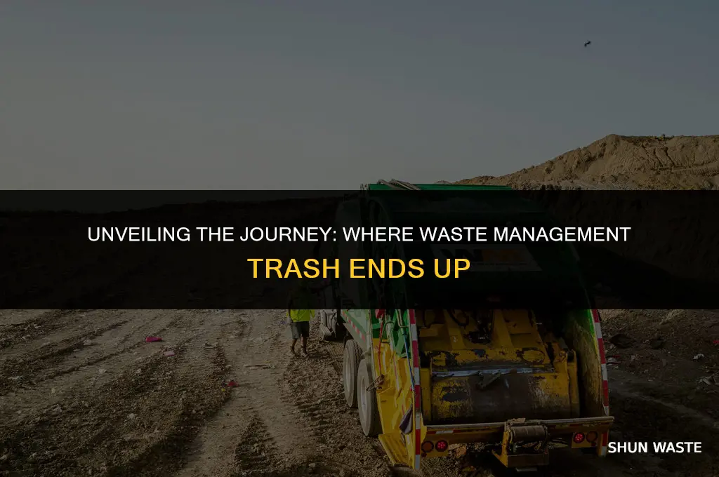 where does waste management dump their trash
