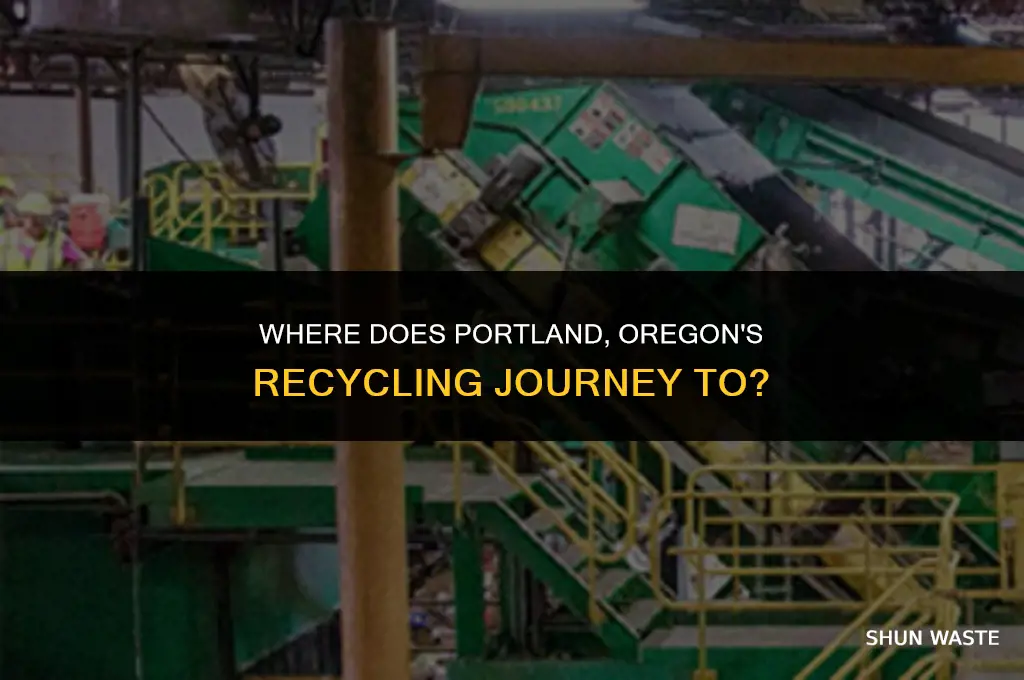 where does waste management send recycling in portland oregon