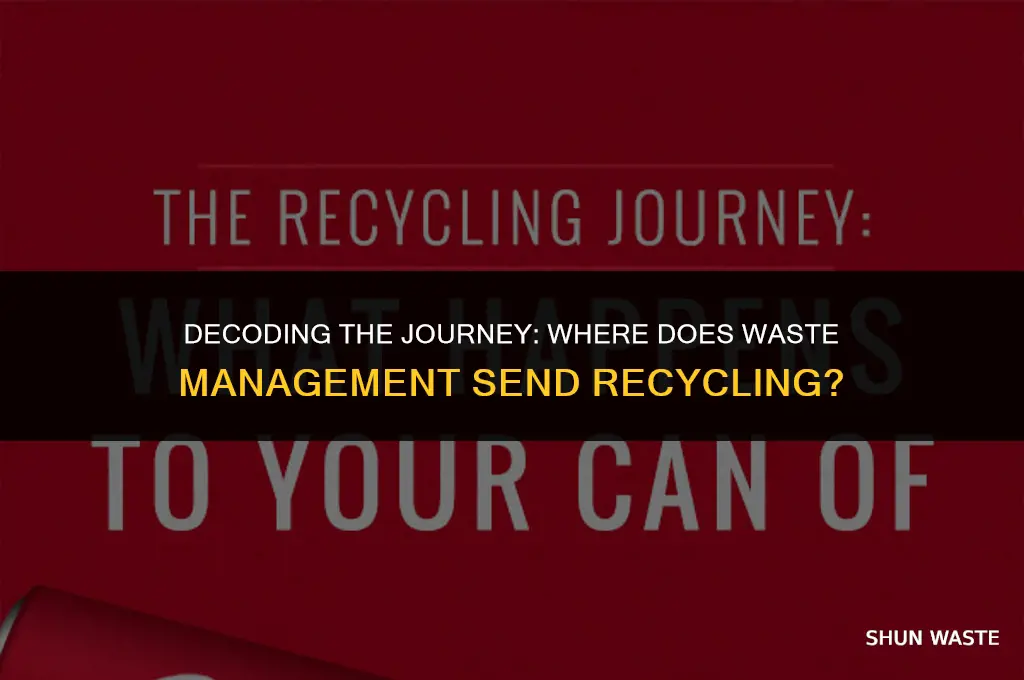 where does waste management send recycling