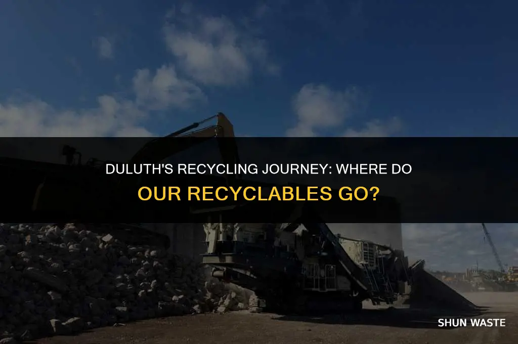 where does waste management take their recyclables in duluth mn