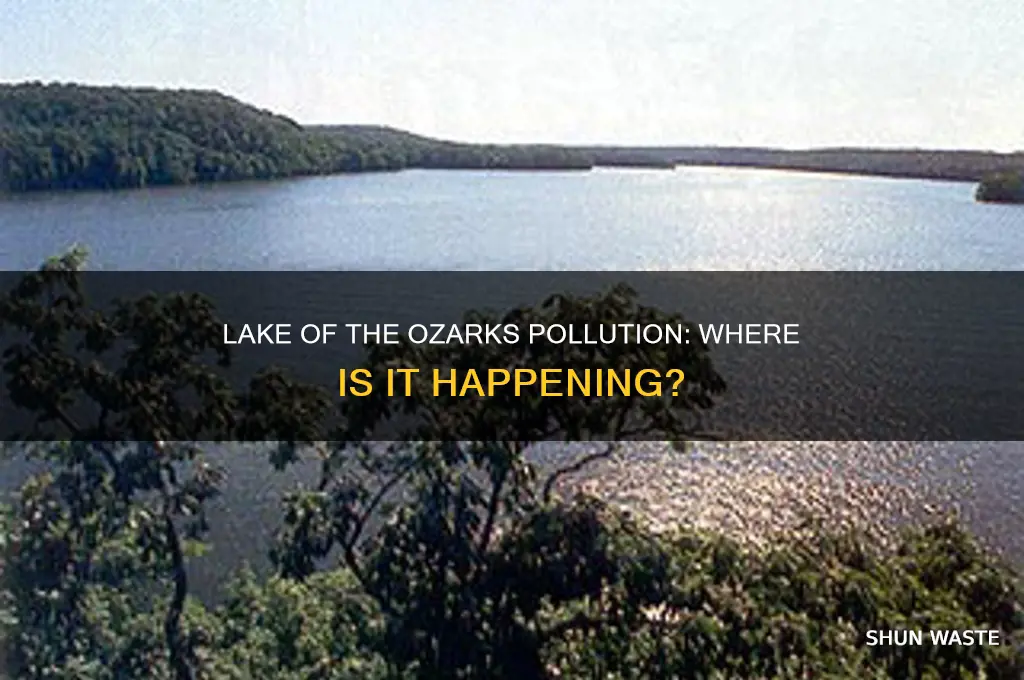 where has pollution occured in lake of the ozarks