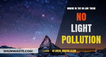 Finding Dark Skies: US Locations with No Light Pollution