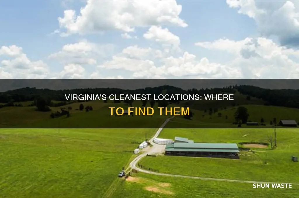 where in virginia less polluted locations
