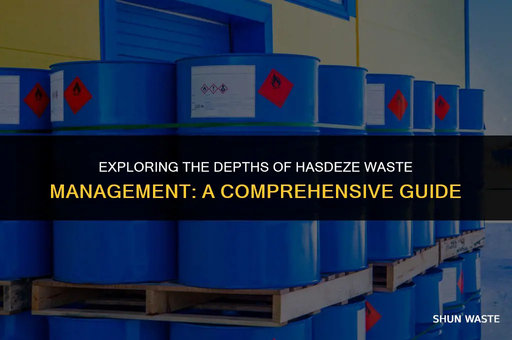 where is a hasdeze waste management