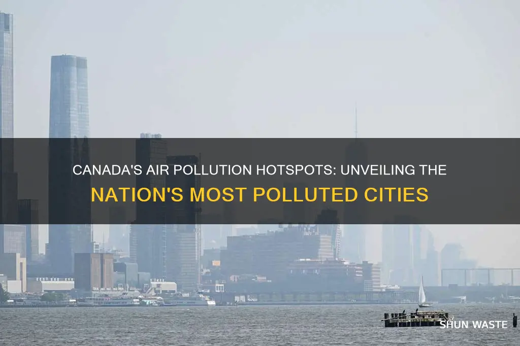 where is air pollution the worst in canada