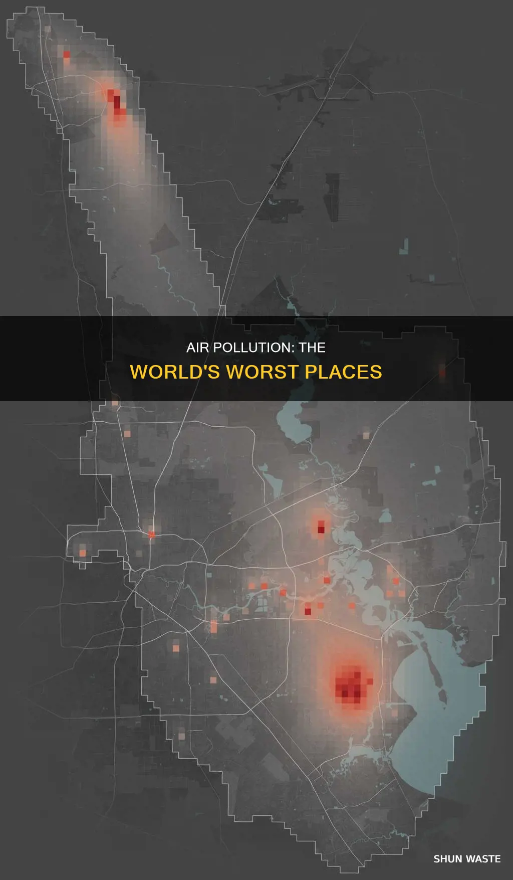 where is air pollution the worst in the word