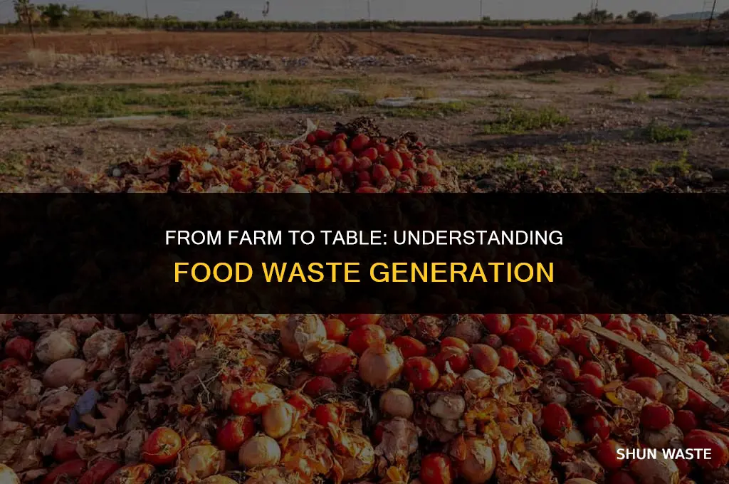 where is food waste generated farm