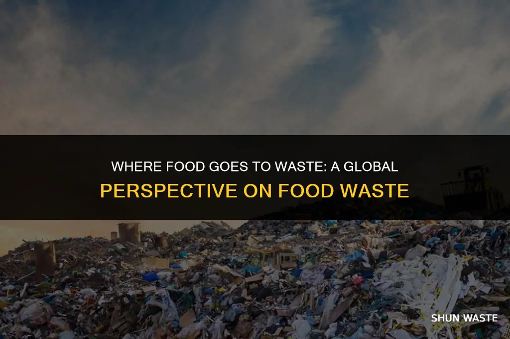where is food wasted more