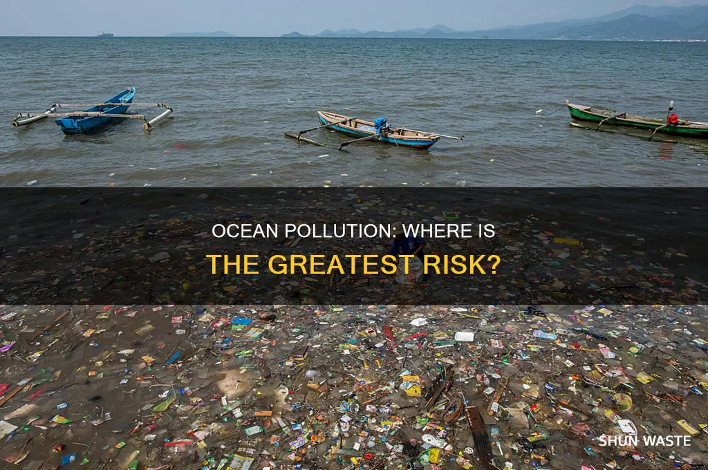 where is ocean pollution the greatest