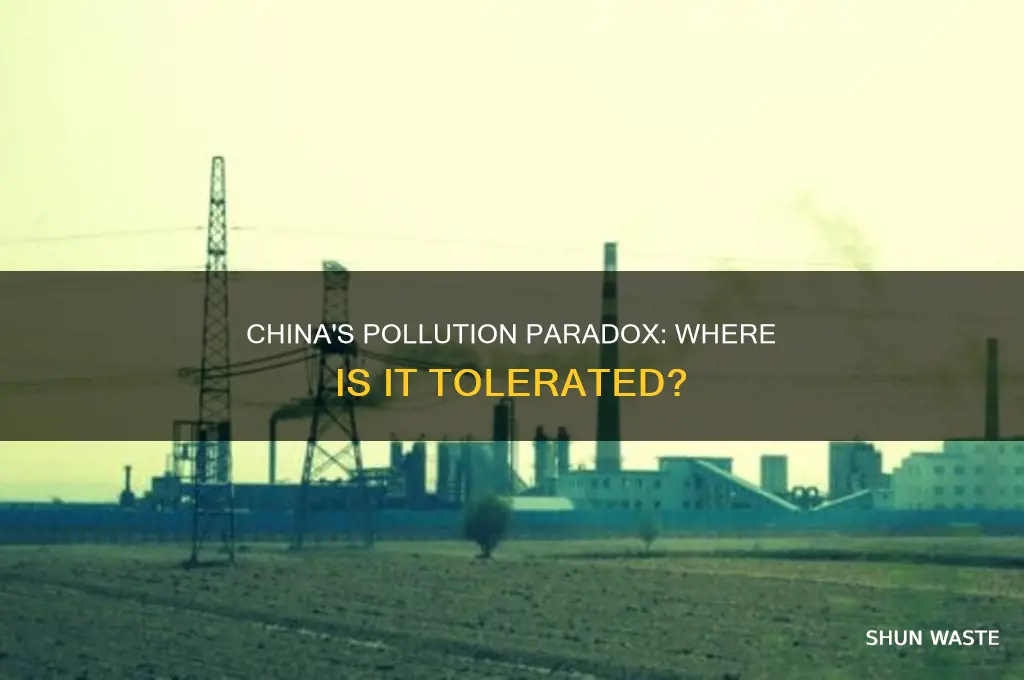 where is pollution okay in china