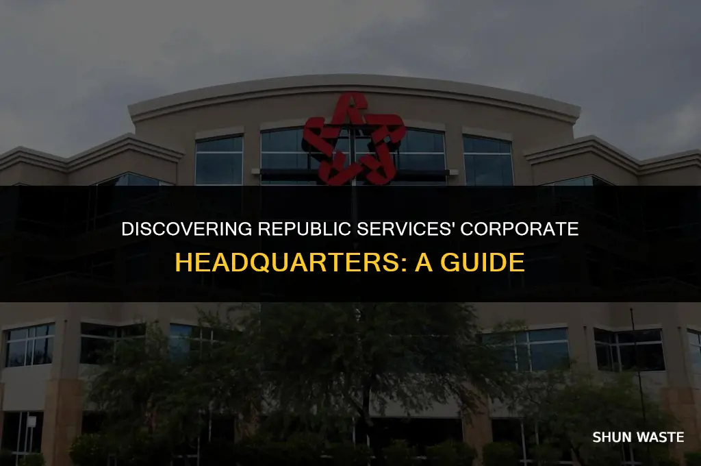 where is the corporate headquarters for rebpublic services waste management