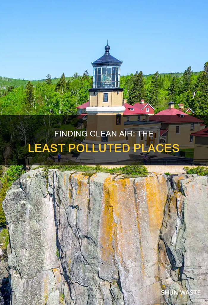 where is the least air pollution
