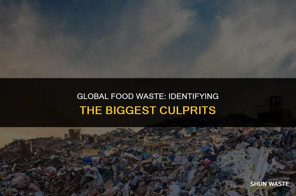 where is the wasting the most food