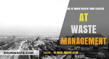 Exploring Union Pacific Yard's Location at Waste Management Facility