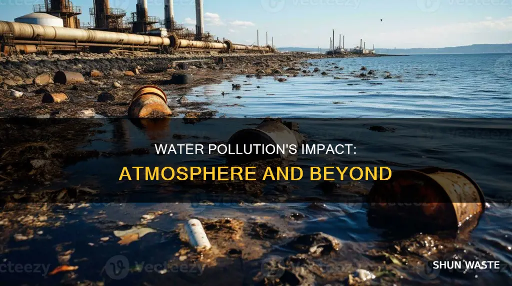 where is water pollution affect atmosphere