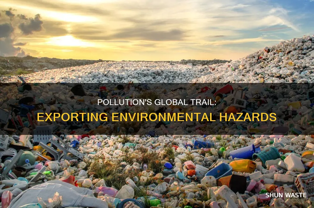 where pollution is exported