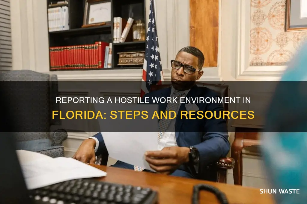 where shou d i report a hostile working environment florida