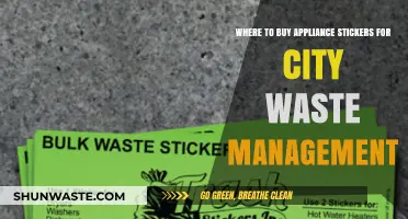 Where to Find Appliance Stickers for City Waste Management