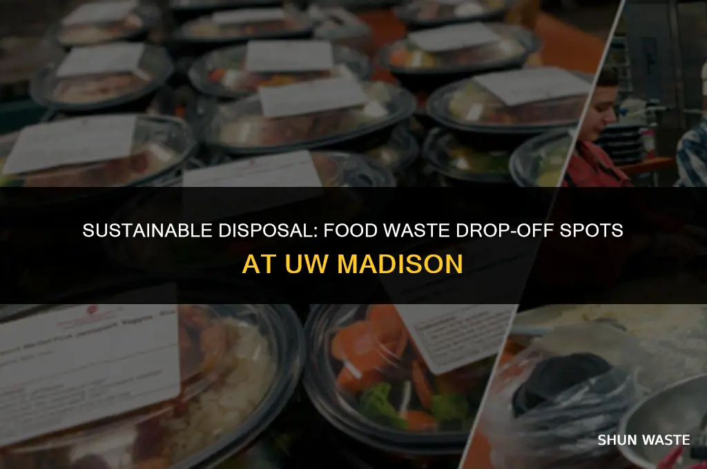 where to drop off food waste on uw madison campus