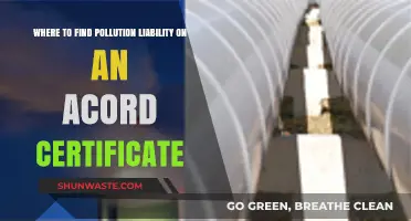Pollution Liability: Finding ACORD Certificate Coverage