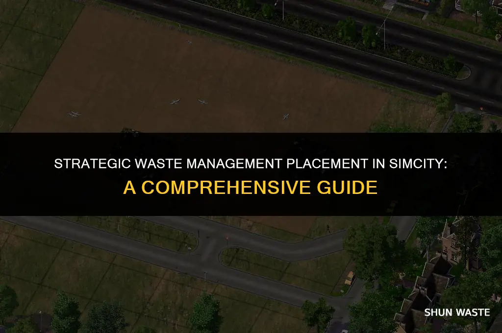 where to place waste management in simcity
