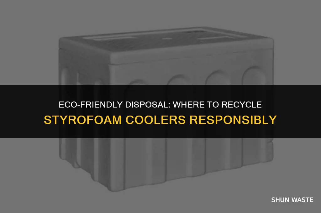 where to recycle styrofoam coolers waste management