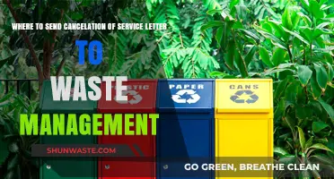 Where to Send Cancellation of Service Letter to Waste Management