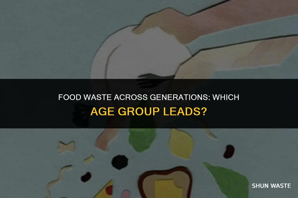 which age group wastes the most food
