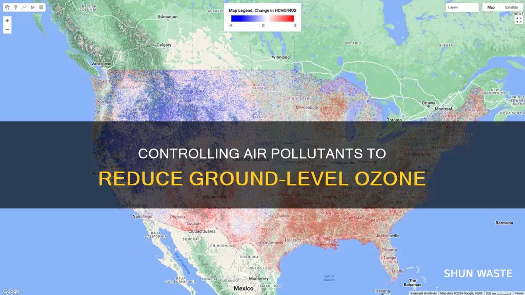 which air pollutants should be controlled to reduce ground-level ozone