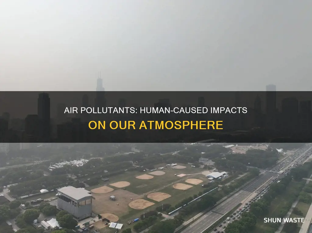 which are examples of anthropogenic air pollutants